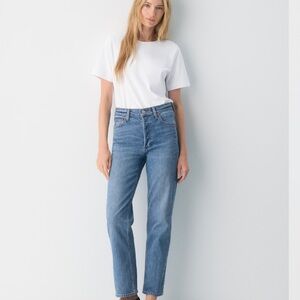 Denim Forum(Aritzia) Light Blue Straight Leg Jeans